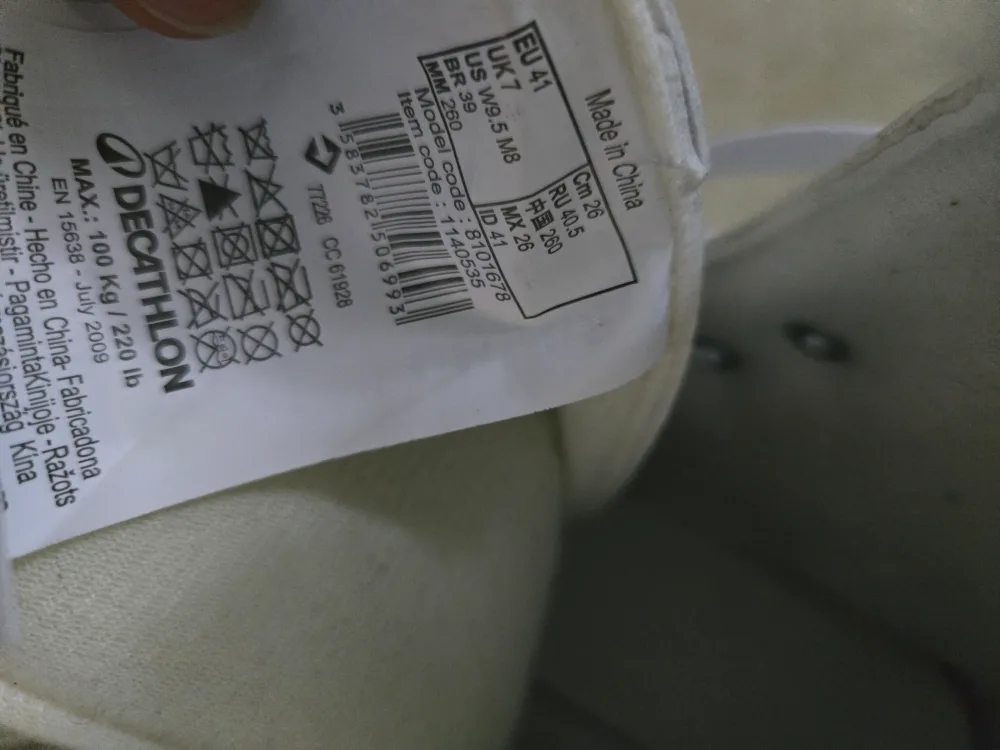 Oxelo Ice Skates - White, Size 7 (Women's) image indicator(4)