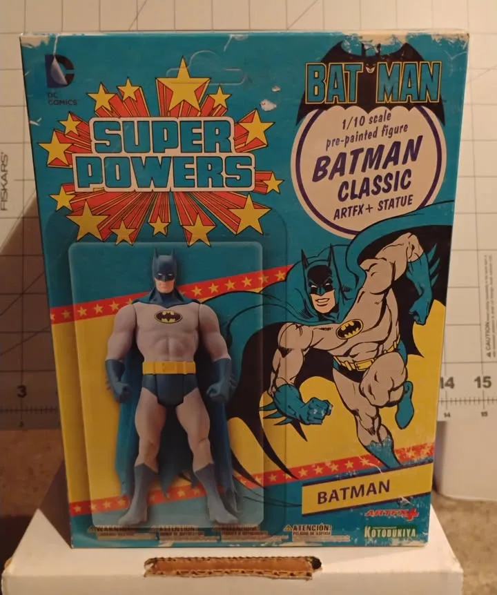 Batman Lot Kotobukiya Figures, Buttons, Tech Deck etc thumbnail