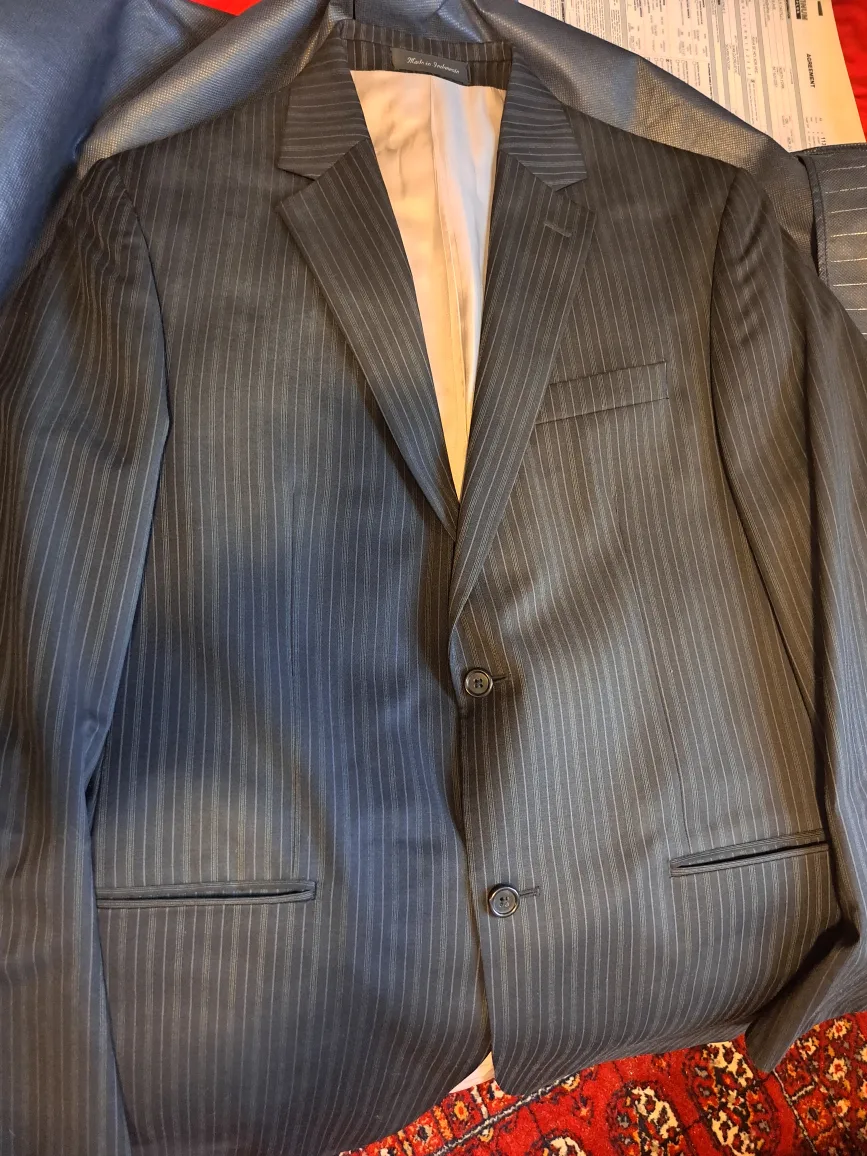 Moores Pronto Uomo Navy Suit - 38 Long, 32 Waist image indicator(9)