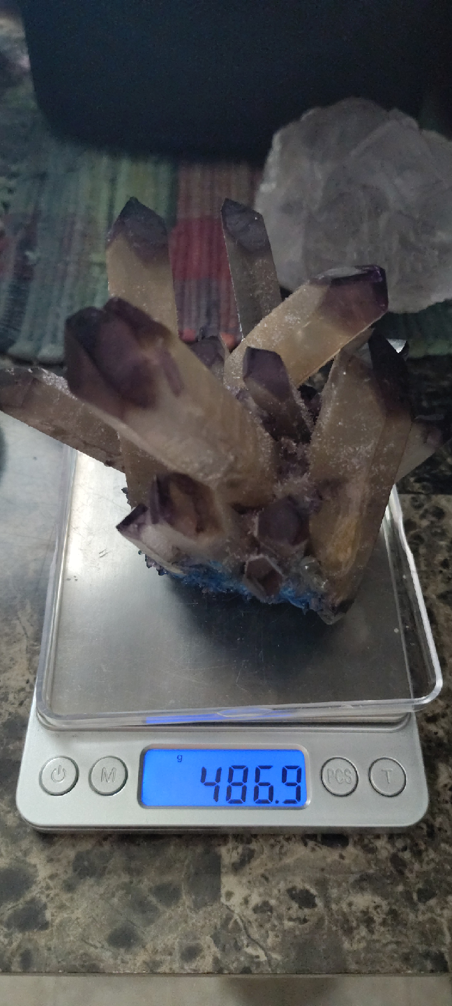 Amethyst Cactus Quartz Crystal Cluster - photo 5