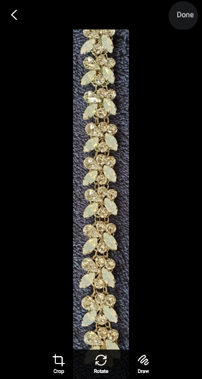 SILVER AND CRYSTAL BUTTERFLY BRACELET - photo 3