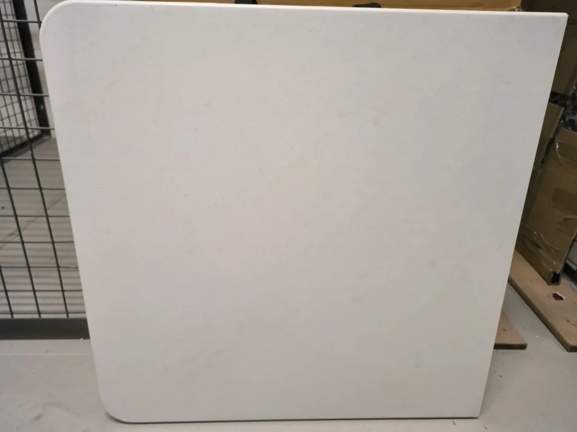 4 Ft White Folding Foldable Table thumbnail