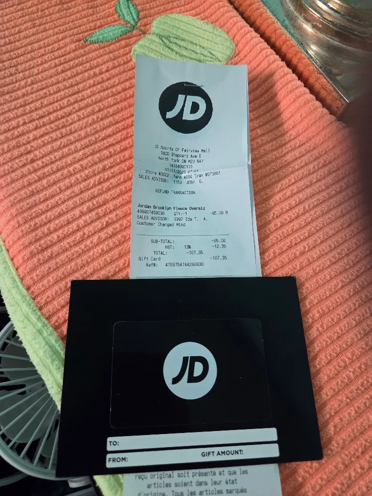JD Sports Gift Card (Open to Trade for Cologne, Watches, ETC.) thumbnail
