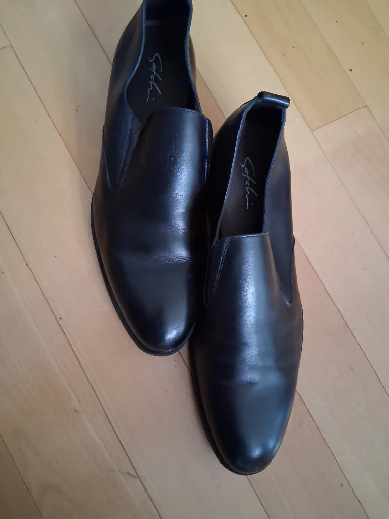 Sofie Schnoor Black Leather Ankle Boots image indicator(3)