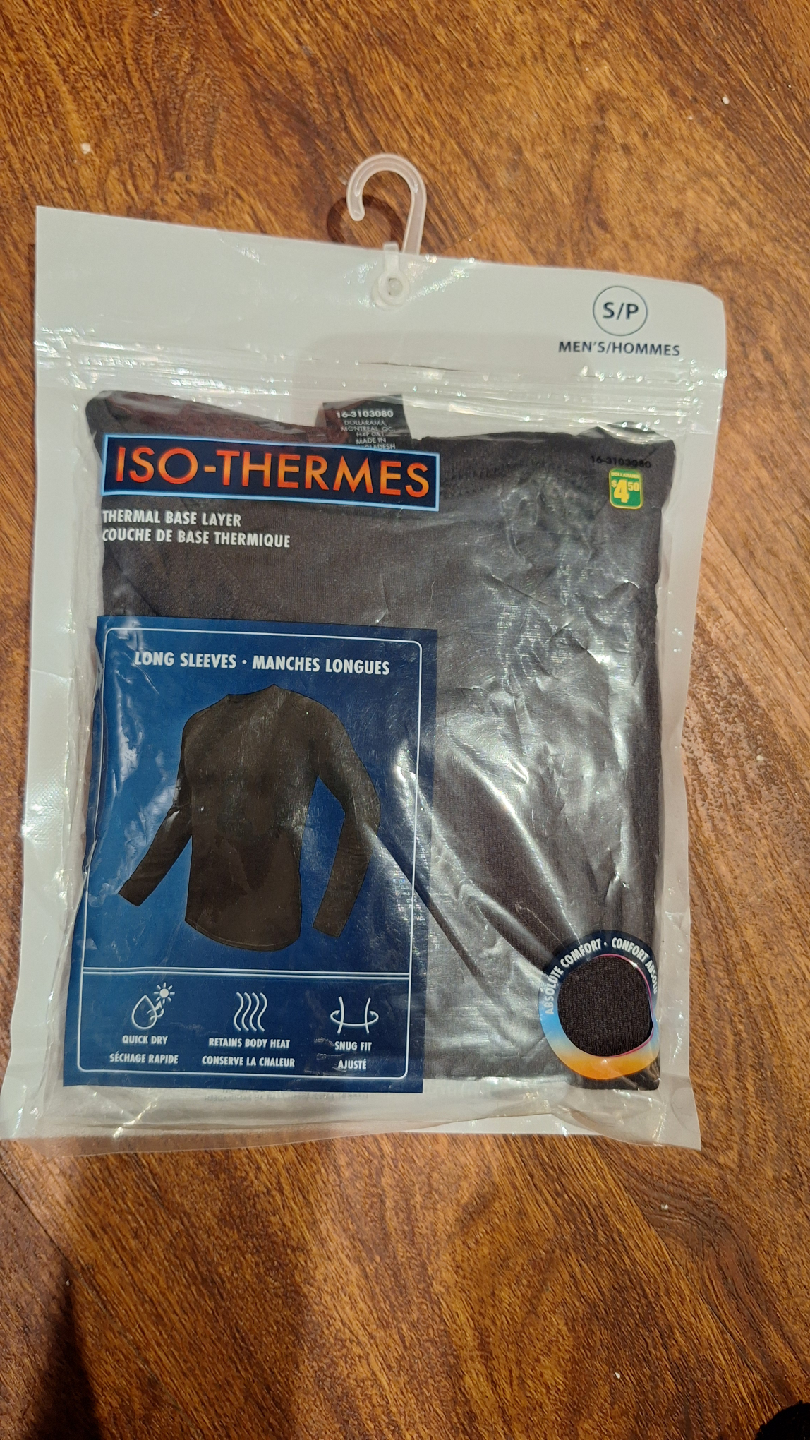 ISO-THERMES Thermal Base Layer - New S/P