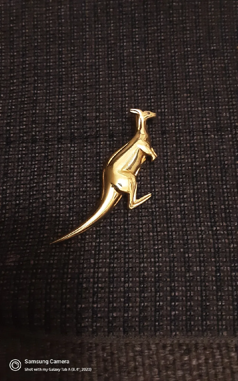 Gold Kangaroo Brooch thumbnail
