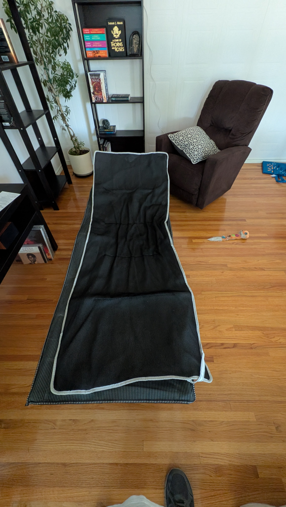Folding Camping Cot - Black