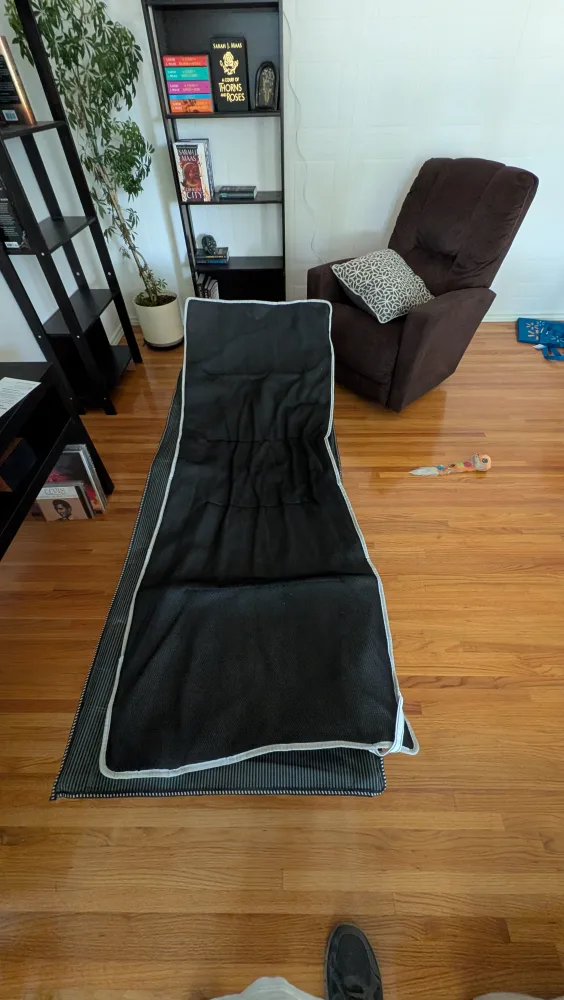 Folding Camping Cot - Black thumbnail