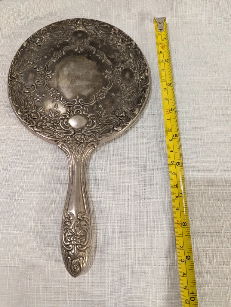 Vintage Ornate Handheld Mirror thumbnail