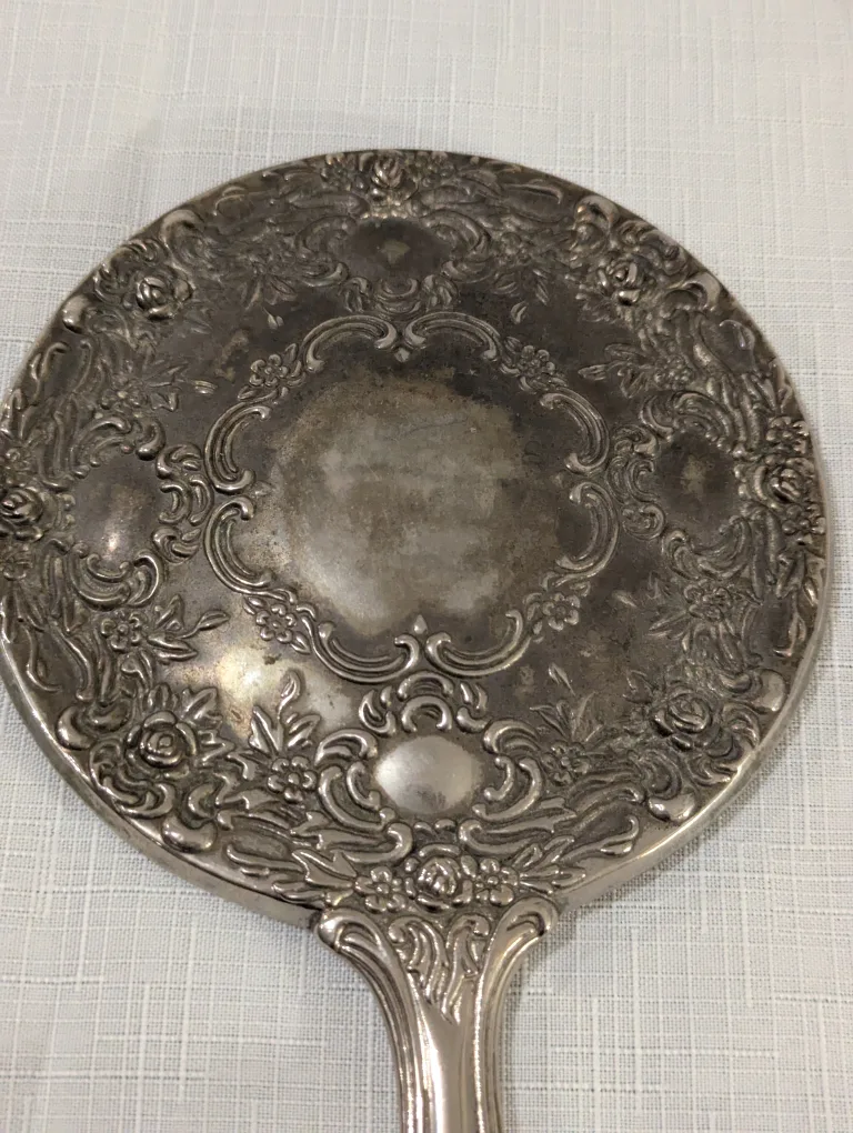 Vintage Ornate Handheld Mirror image indicator(3)