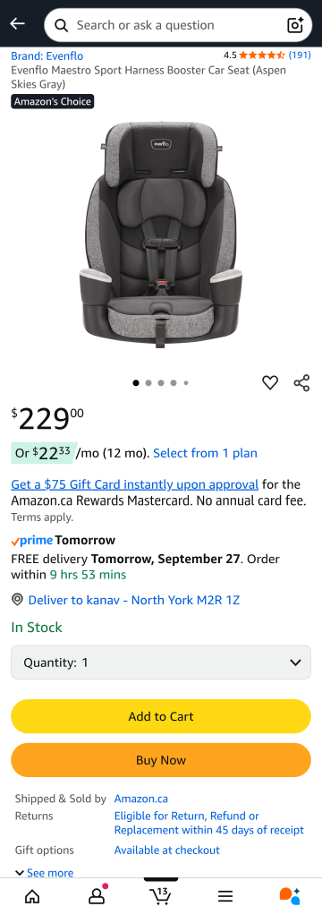 Baby Car Seat