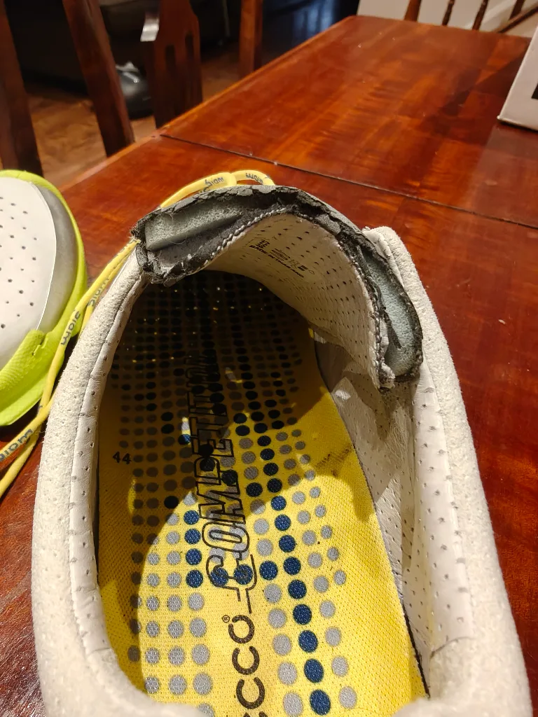 Ecco Biom Competition White/Yellow Shoes - Size 44 🥕 image indicator(4)