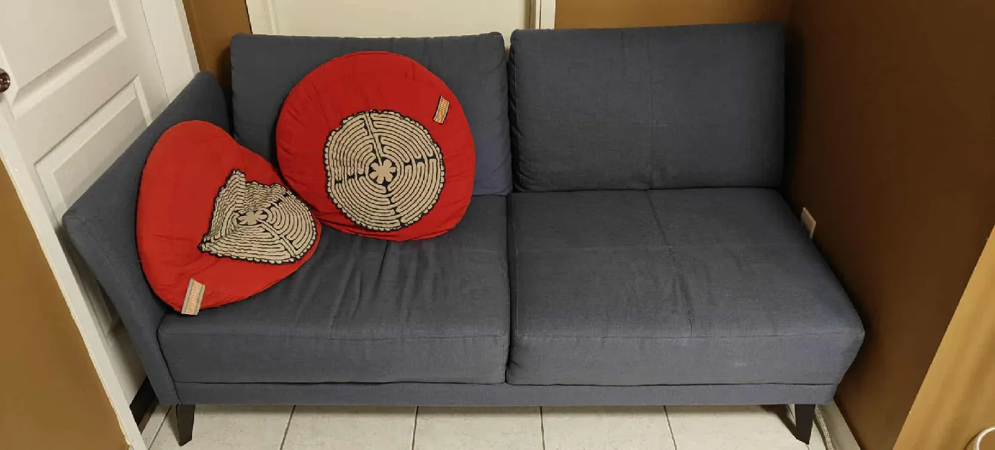 Free Blue Grey Sofa thumbnail