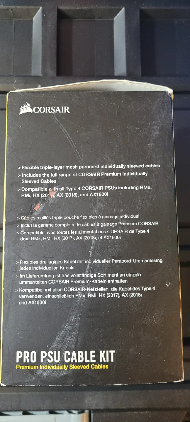 Corsair Pro PSU Cable Kit - Premium Sleeved Cables image indicator(4)