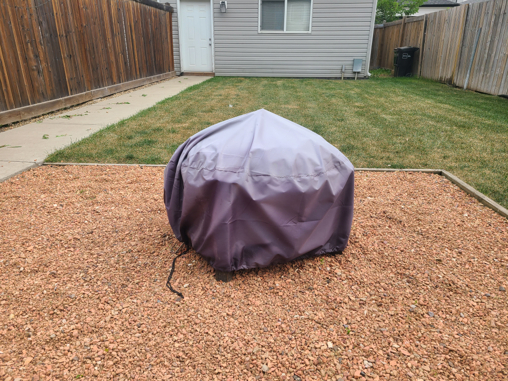 Outdoor Fire Pit with Cover - photo 4