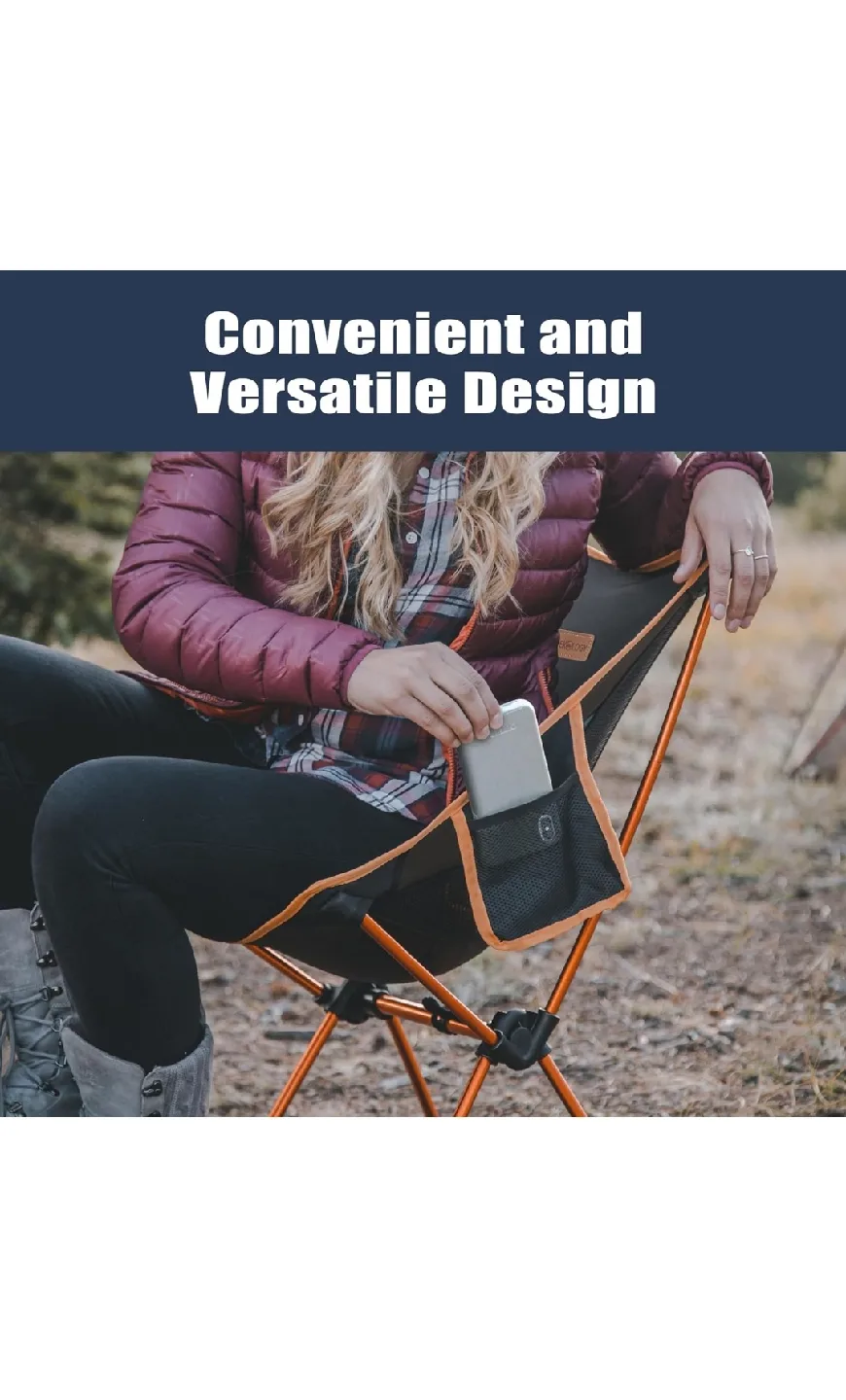 New 2 yizi go Camping Chairs, Folding Camping Chair, Outdoor image indicator(8)