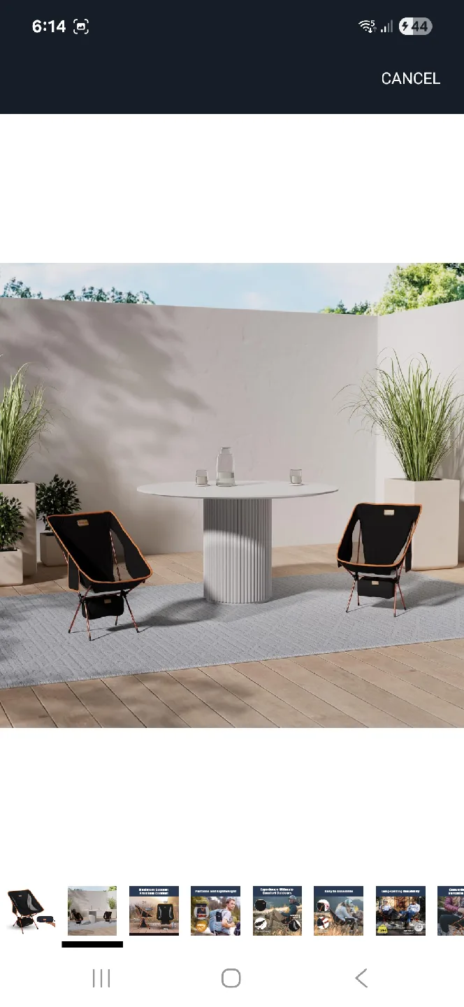 New 2 yizi go Camping Chairs, Folding Camping Chair, Outdoor image indicator(10)