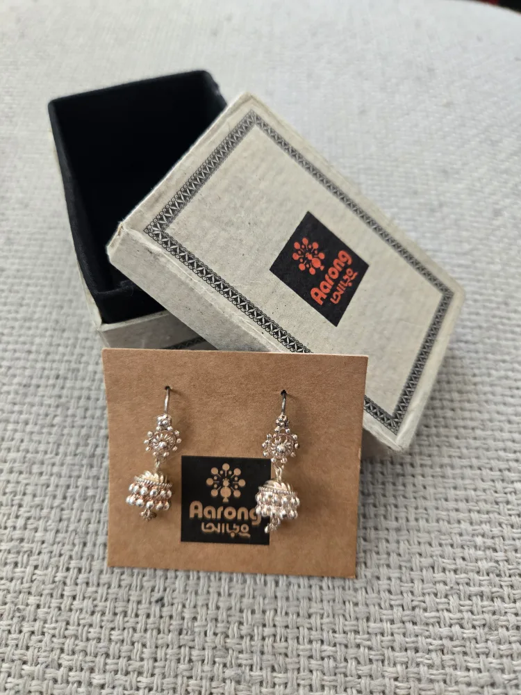 Mini jhumkas earrings thumbnail