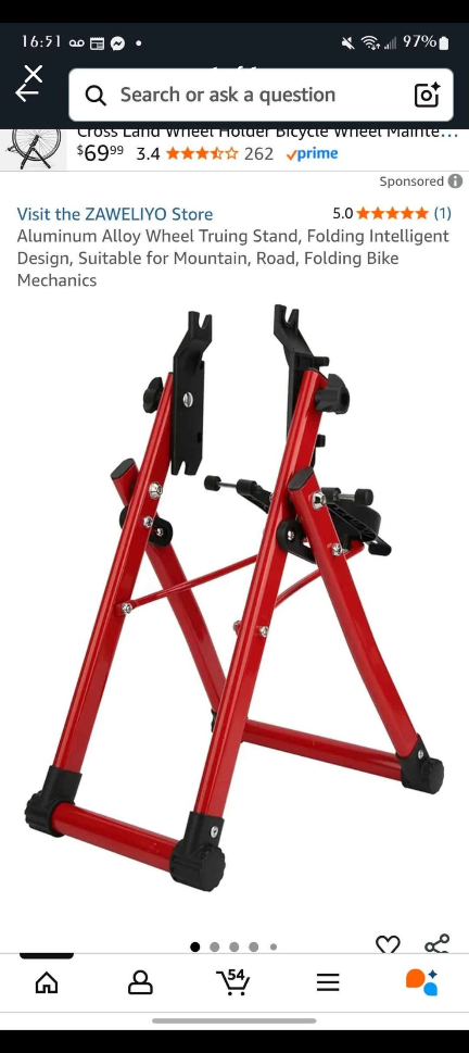 ZAWELIYO Aluminum Alloy Wheel Truing Stand