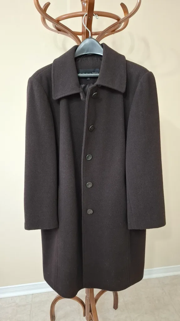 Brown Wool Blend Coat thumbnail