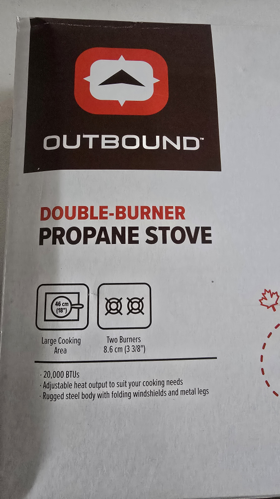 Brand New 2-Burner Propane Stove With Propane