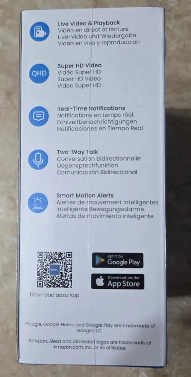 Aosu Video Doorbell Pro with Wi-Fi HomeBase 2K QHD image indicator(4)