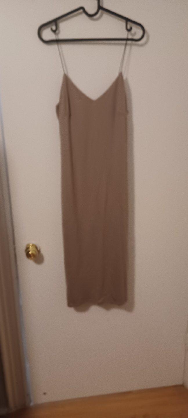 Slip Dress - Beige - photo 2