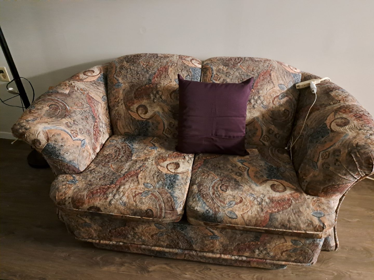 Patterned Loveseat Sofa two seater