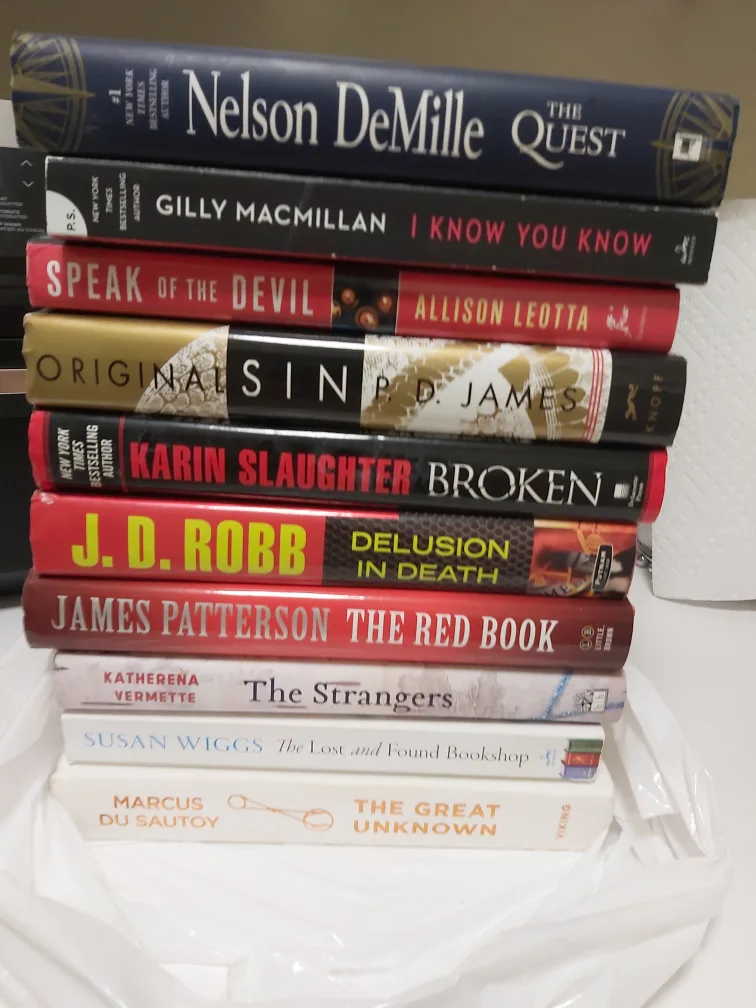 Lot of Paperback Books - Various Authors & Titles image indicator(6)