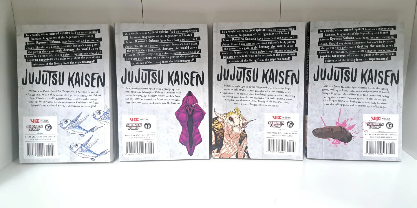 Jujutsu Kaisen (JJK) Manga / Book, Volume 21, 22, 23 & 24 image indicator(3)
