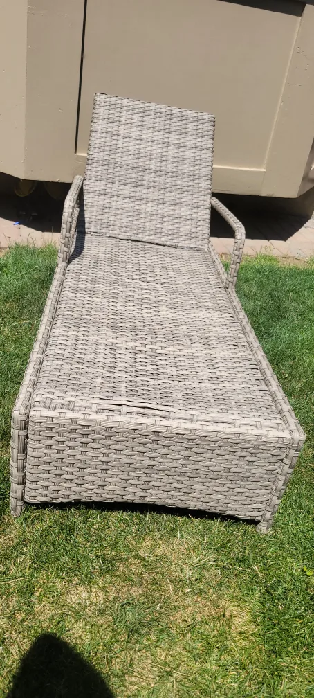 Wicker Outdoor Lounge Chair thumbnail