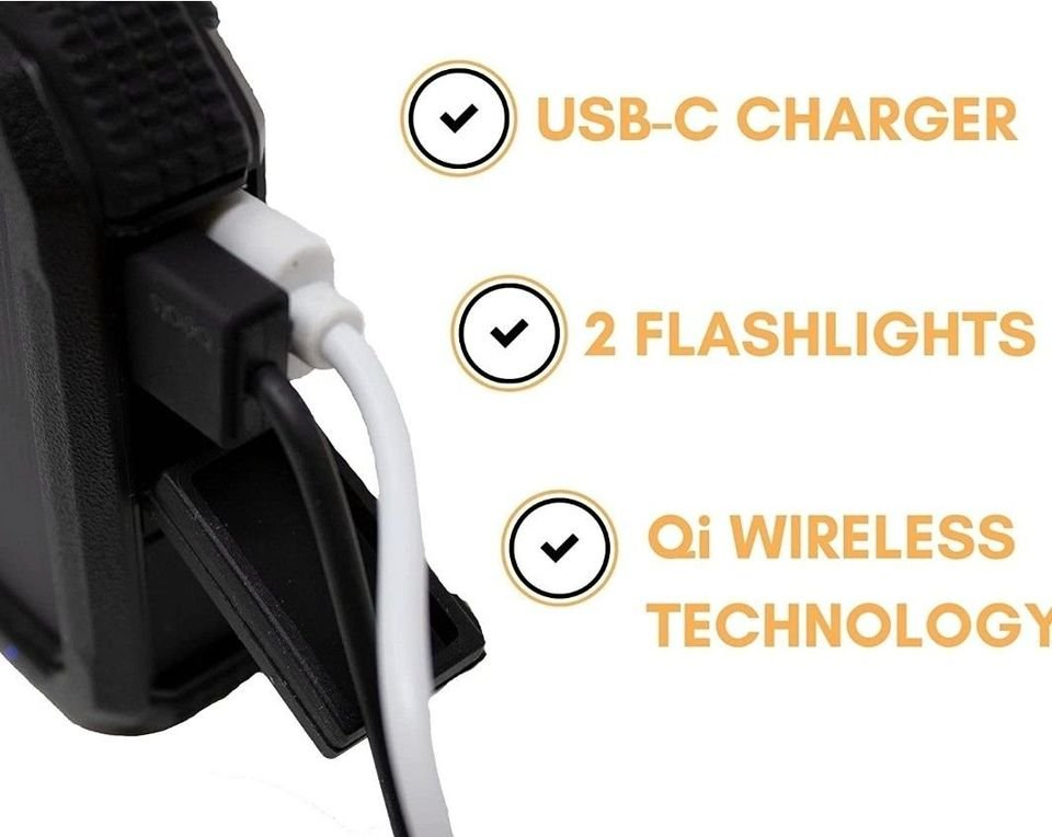 Wireless Solar Phone Charger 20,000mAh, Fast Charging Power Bank - photo 4