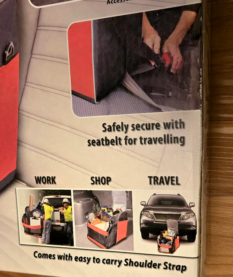 NEW Backseat Organizer with Cooler - New in Box! image indicator(5)