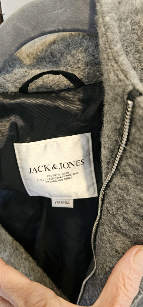 Jack & Jones Grey Ombre Hooded Jacket - Size 175/96A - photo 4