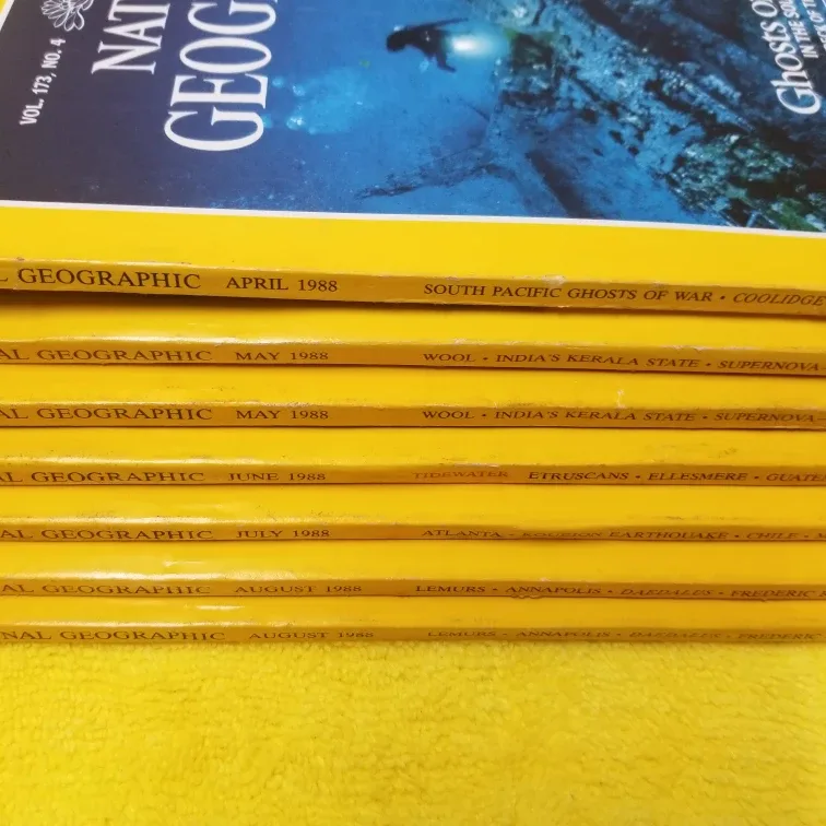 Vintage National Geographic Magazines - 1988 image indicator(2)