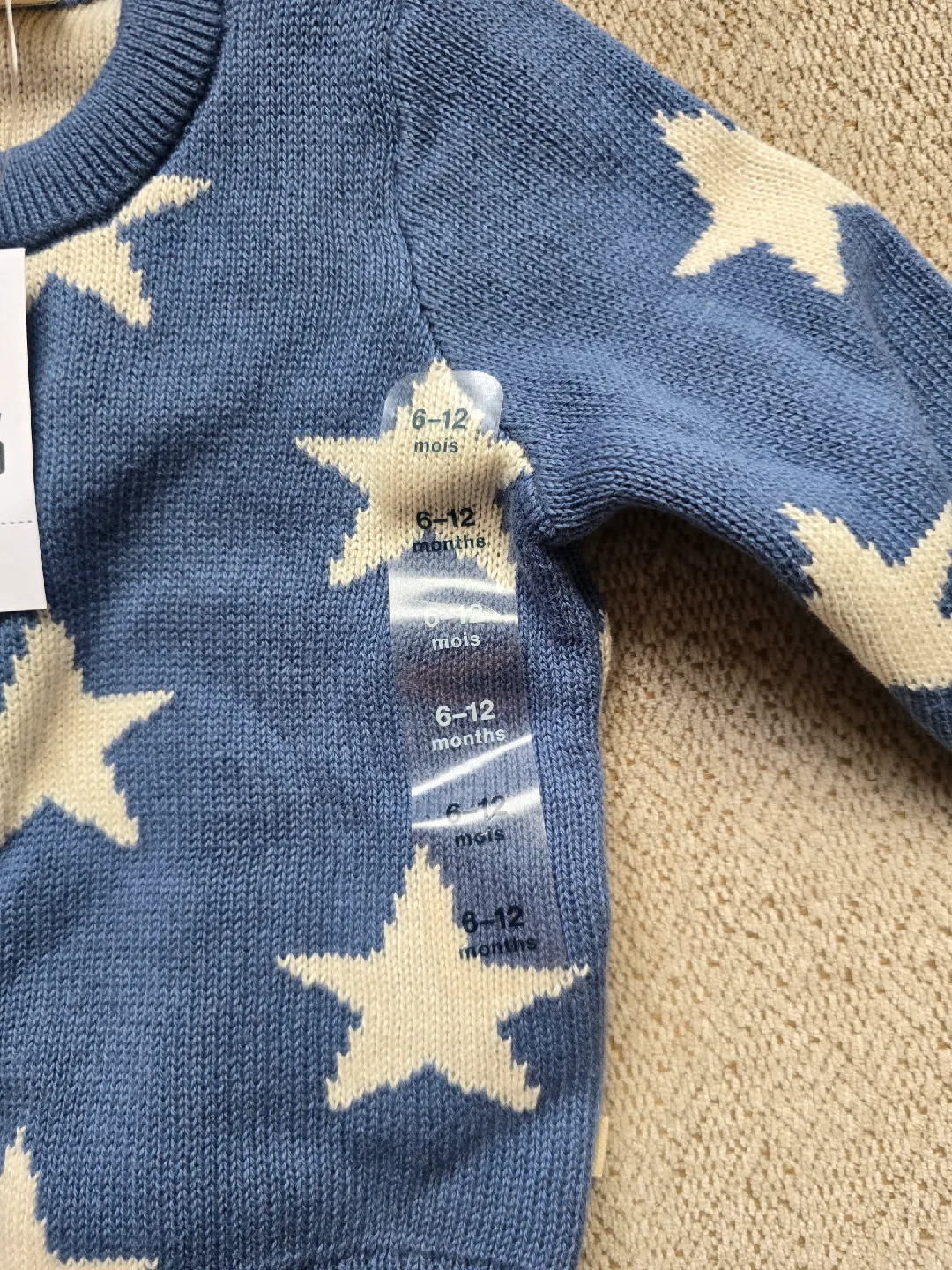 [BRAND NEW] Baby Gap Sweater Cardigan (Size 6-12 months) image indicator(4)