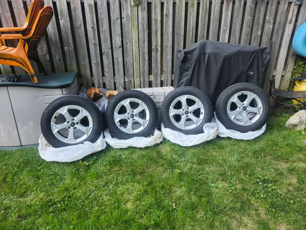 Pirelli Ice Zero Studless Winter Tires on Audi Rims thumbnail