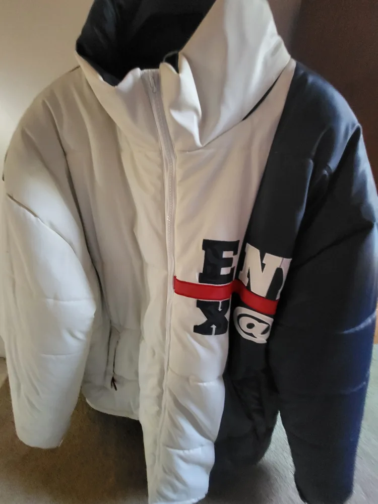 Enyx Puffer Jacket White & Navy image indicator(3)