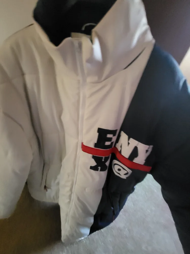 Enyx Puffer Jacket White & Navy image indicator(4)
