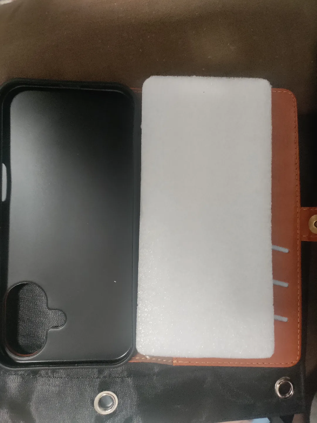 XcaseBar Brown Leather Wallet Phone Case image indicator(2)