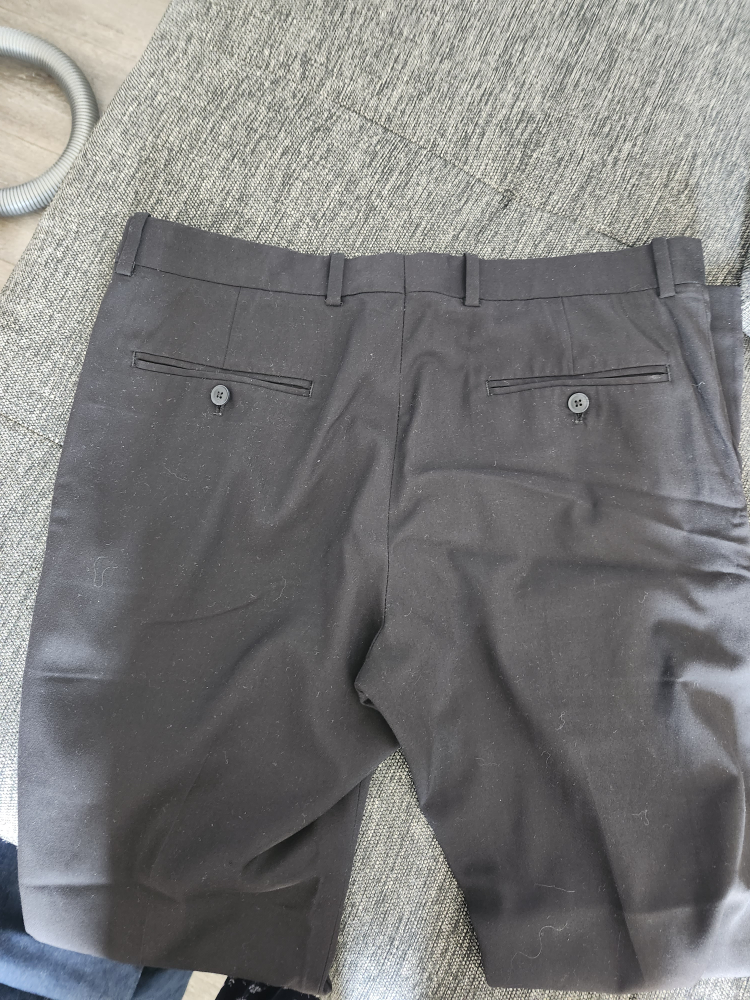 Perry Ellis Slim Fit Black Dress Pants 34x32 - photo 5