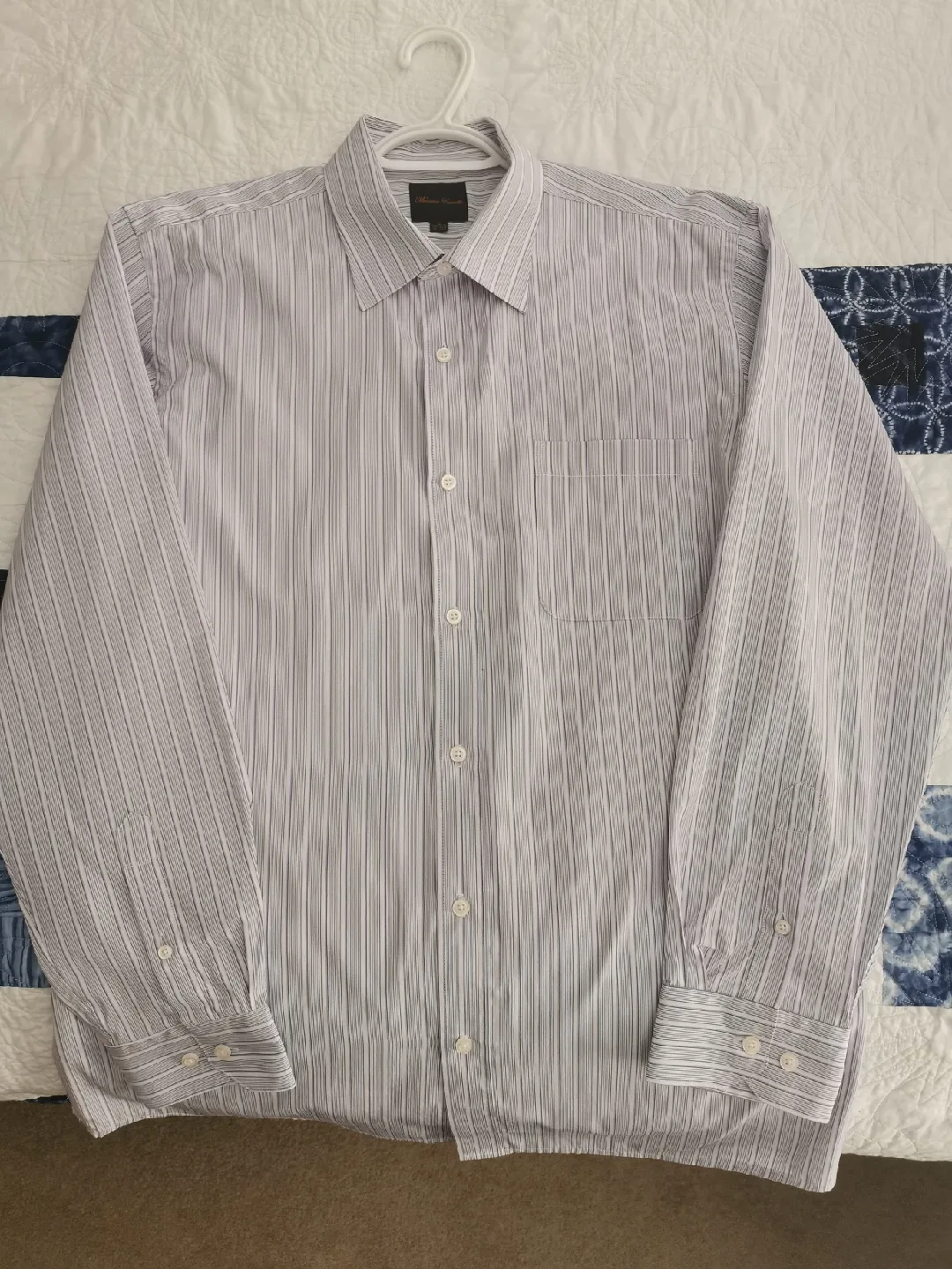 Massimo Lunati Striped Dress Shirt - Neck Size 16-16½ image indicator(3)