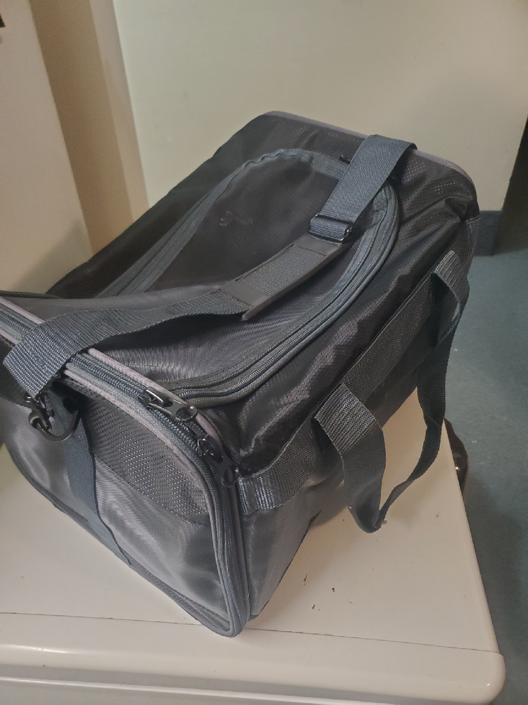 Black Duffel pet Bag