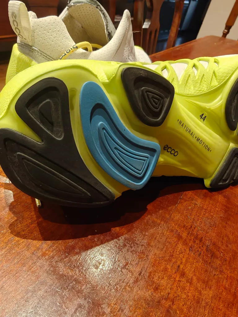 Ecco Biom Competition White/Yellow Shoes - Size 44 🥕 image indicator(2)