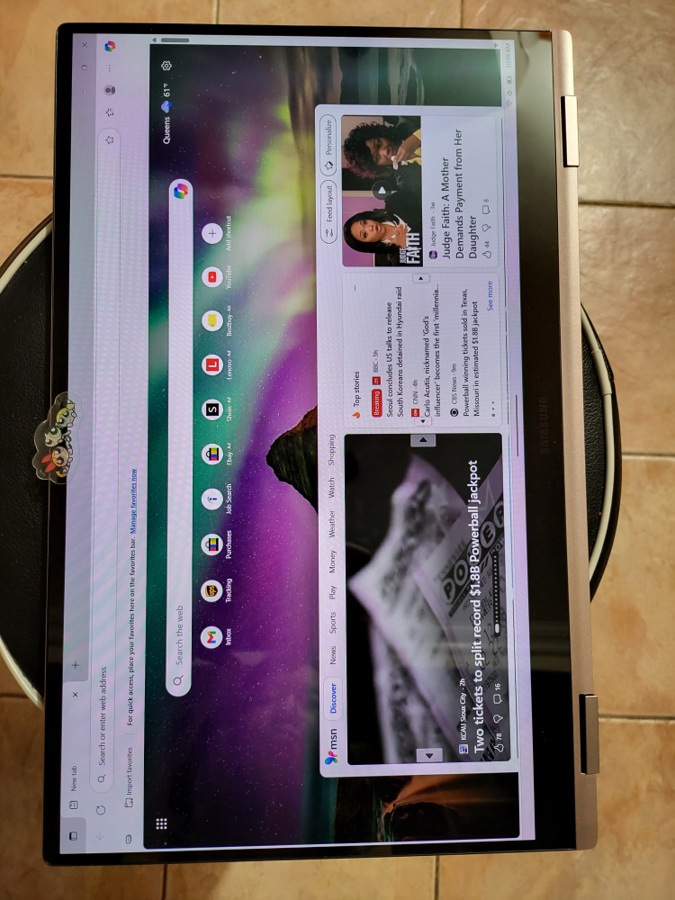 Final sale samsung galaxy pro 15 inch rose gold tablet/laptop