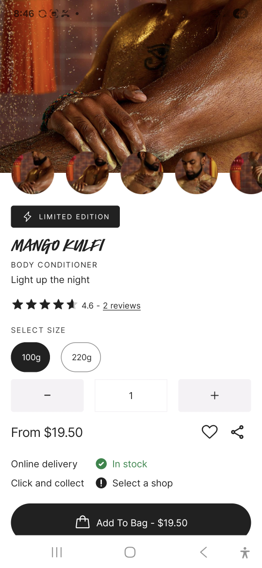 Lush Mango Kulfi Body Conditioner