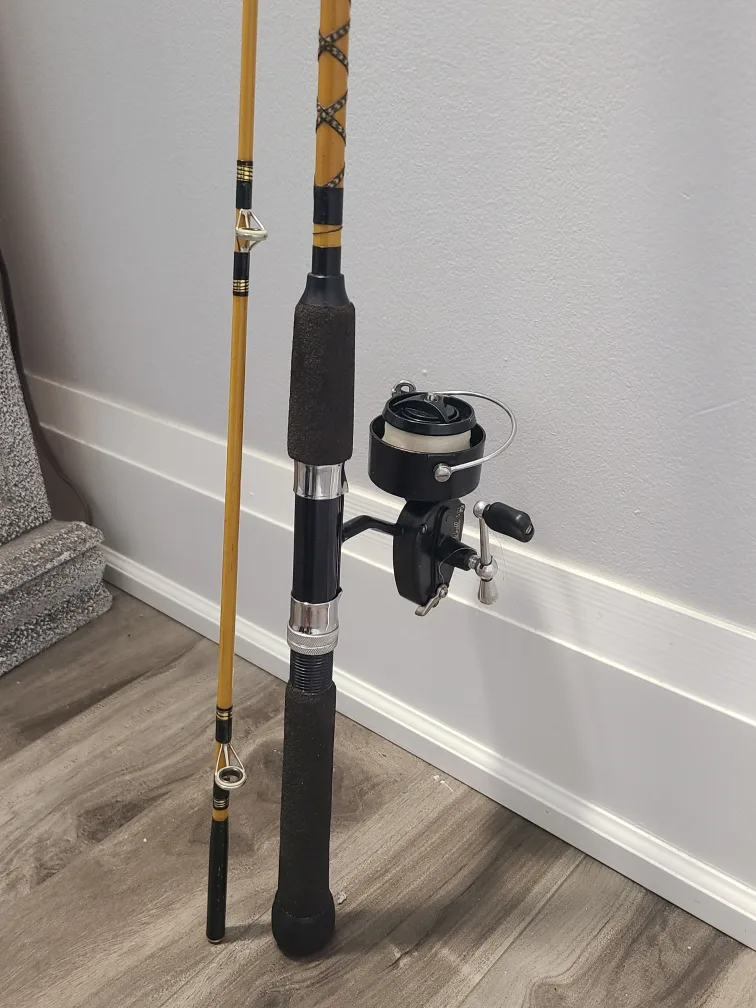 🇨🇦 Fenwick 8' Steelhead rod with garcia Mitchell 301 reel image indicator(5)