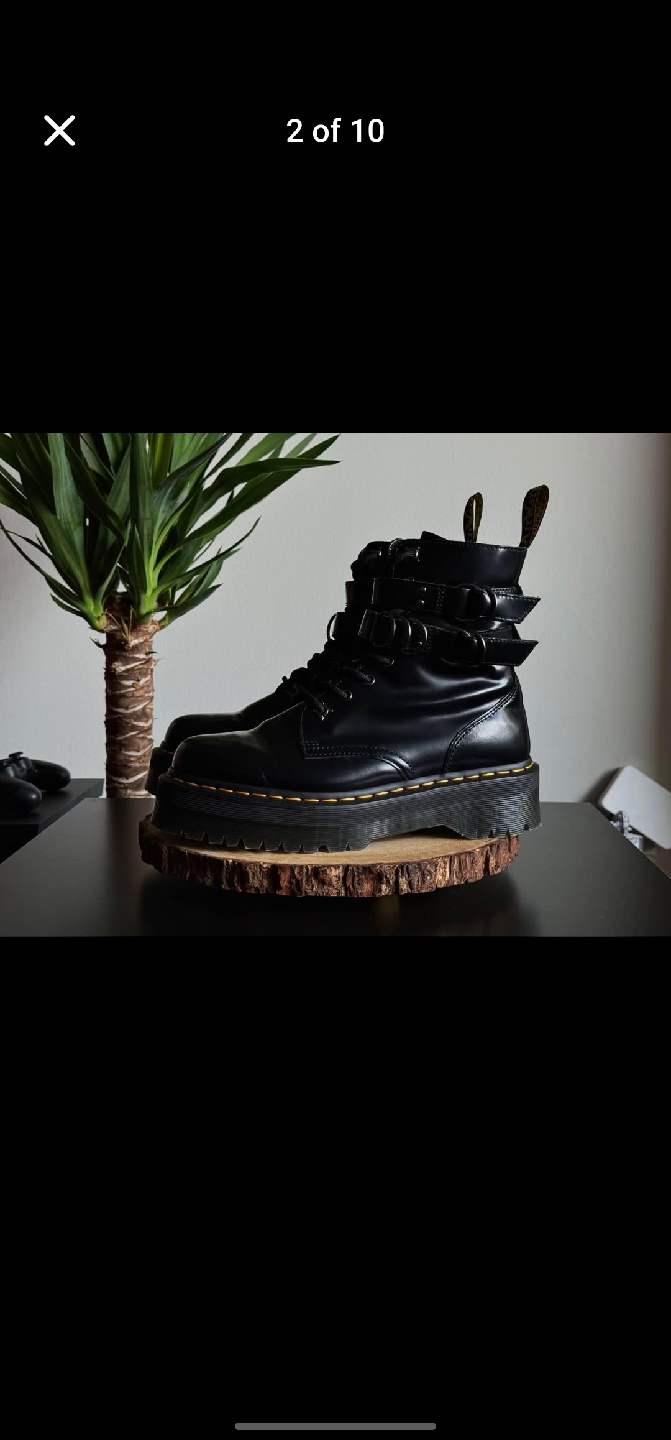 Dr. Martens Buckle Boots, Black - photo 2