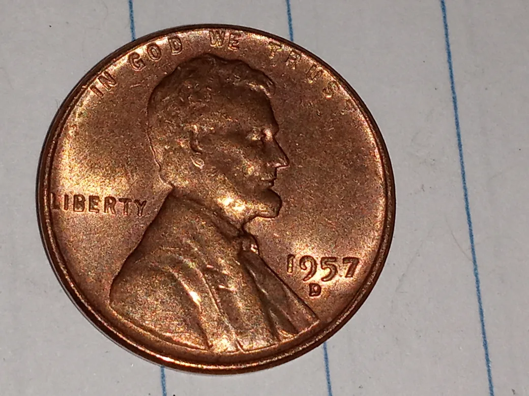 1957 D Penny thumbnail