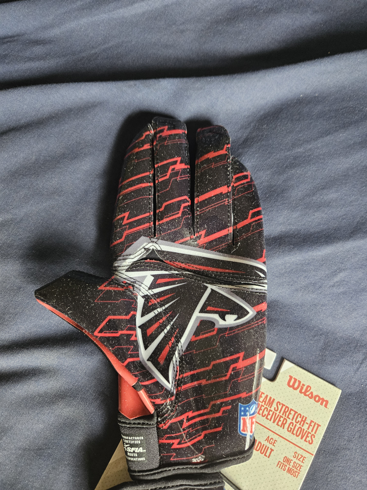 Wilson Atlanta Falcons Receiver Gloves - Adult Size - photo 5